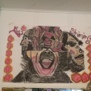 Stephen King the Shinning picture Jack Nicholson Terre Haute and Shelly Duvall done with pastels