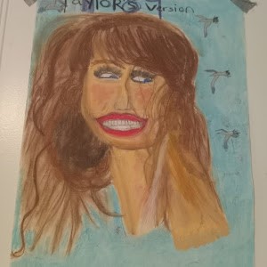 Taylor swift 1989 picture done with pastels
